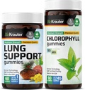 BIO KRAUTER Lung Podpora 60 Gumies & Chlorofyl 90 Gummies