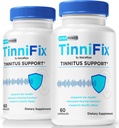 (2 Pack) Tinnifix Kapsle - Advanced sluch Support Formule, Tinnifix pilulky pro udržení zdravého sluchu, Všechny přírodní Tinnifix pro kompletní zdraví sluchu, Oficiální Tinni Fix Review (120 Kapsle)