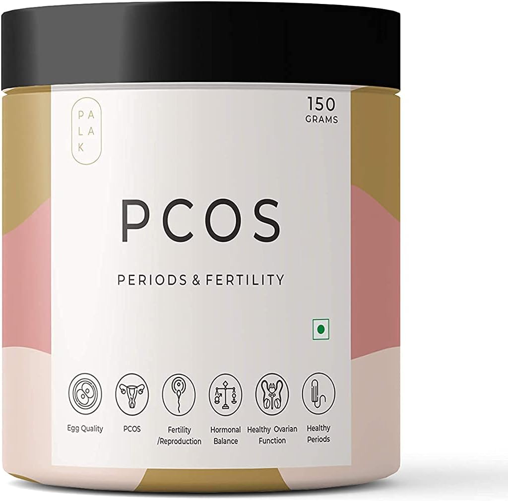 Palak Pastabos: PCOS / PCOD su Myo- Inositol, D Chiro Inositol, L Argininas, L metilfolatas / 150 Grams