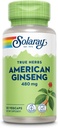 SOLARAY American Ginseng 480 mg Adaptogénique Herbe de stress, d'énergie et d'endurance physique en santé