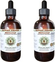 Skullcap Alcohol- Free Liquid Extract, Organic Skullcap (Scutellaria lateriflora) Sušený Herb Glycerite přírodní bylinný dodatek, Hawaii Pharm, USA 2x4 fl.oz