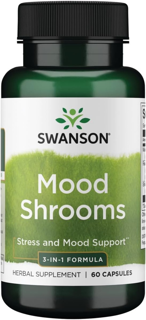 Swanson Shrooms - 3-in-1 Formula 60 Caps