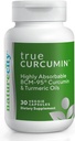 NatureCity True-Curcumin Turmeric Supplement | Icke-GMO Tumeric och Curcumin 500mg Curcuma Capsules Vitamin Supplements | Upp till 700% Ökning i Absorption (30 Dag Supply) | Stöder Joints