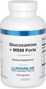 道格拉斯实验室 Glucosamine + MSM Forte + 营养配方,以支持老化联合体的维持和健康 + 120 Capsules