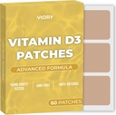 D3 Patches (60-dan əvvəl) - 100% Qadınlar və Kişilər üçün Natural D Patch - Guangzhou, K2 - Immune & Body Support - Artan Formula