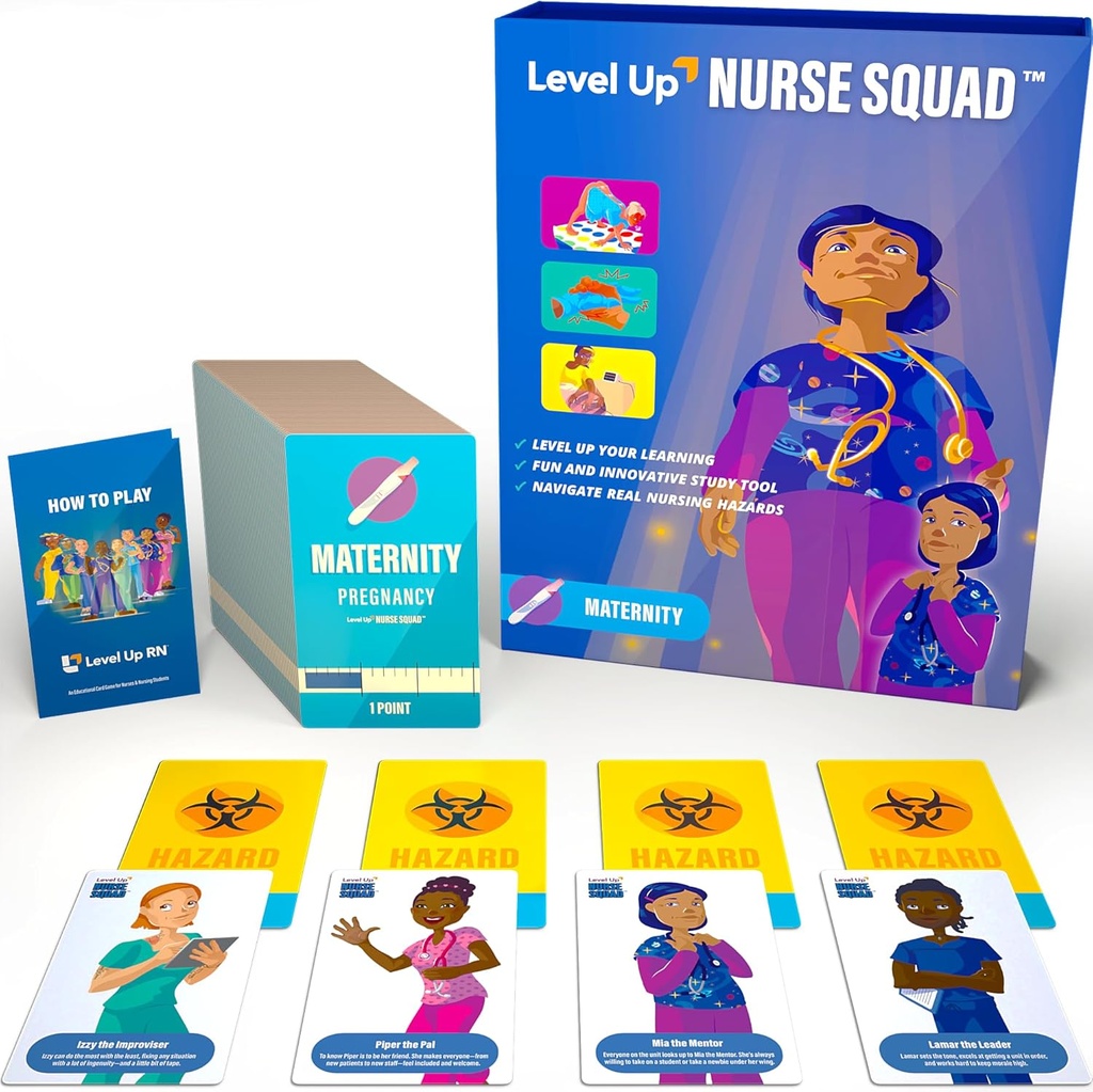 Mutterschaft Flash-Karten Spiel – Krankenpflegeschule Exam Prep – Nursing Student Essentials – Vorbereitung auf 2025-2026 NCLEX ATI HESI Exams (Maternity Success)