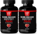 VIP VITAMINS Olive Leaf Extract Super Strength - Podpora krevního tlaku - Jezte více ovoce (2 lahve - 120 kapslí)