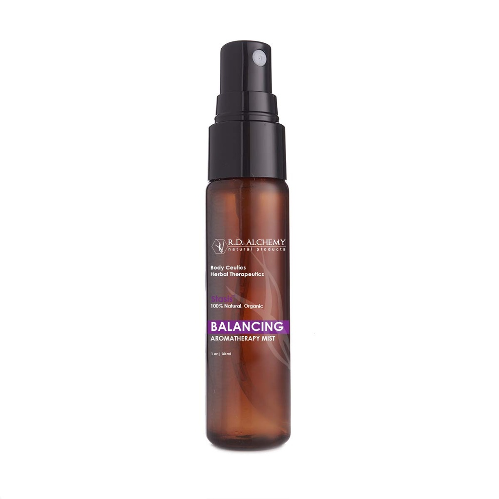 RD Alchemy - Balancing Hot Flash Mist para a menopausa Black Cohosh, Vitex + Marjoram e Ylang Ylang aceites esenciais axudar a facer vostede se sentir mellor.