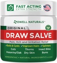 OWELL Naturals Desenează Salve Ointment for Boil & Cist Remover, Deep Ingrown Hair, Splinter Remover, Bug Spider Bites, Bee Sting, Mosquito Mâncărime, Poison Ivy