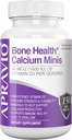 Bone Health Calcium Minis Tablets, Calcium Supplements w/Vitamin D3, Magnesium, Zinc, Copper, Manganese, Minerals to Help Support Bone Strength, Collagen Production, Immune Health,150ct