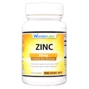 Wonder Laboratories Chelated Zinc Gluconate 50 mg - Supports Healthy Skin, Immune System, Cell Growth, and More - 100 Vegetarian Tablets
