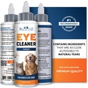 All Pets Eye Wash Drops for Relieve Pink Eye, Allergies Symptoms, Infections & Runny, Dry Eyes - Pain-Free Treatment Helps Prevent Abrasions, Irritations & Conjunctivitis