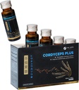 FINE JAPAN Cordyceps Plus: Premium Cordyceps goba ekstrakt in makadamija mešanica - pametne kapljice Adaptogene gobe, organska goba dodatek za energijo in imuniteto, tekoči kordyceps (Pack of 10)