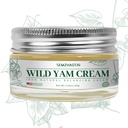Organic Wild Yam Cream - Hormone Balance & Menopause Relief, Supports Hot Flashes & Night Sweats, 2.82 oz - Designed for the U.S. Market by SEMZHAOTAI