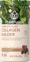 植物融合 Vegan Collagen 粉末 - 以植物为原料的Collagen 蛋白质粉末用于肌肉和关节,头发,皮肤和钉子 - Keto, Gluten Free, Soy Free, Non-Dairy, No Sugar, Non-GMO - 巧克力 11.43 oz