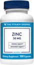 Zinc 50mg - Suport de salut imney Iune function i Salut d'Ull, Highly Absorbable, Antioxiding suplementari - Daily Serving, Guten i Dary Free (100 Capsules) per The Shop