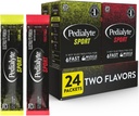 Pedilyte Sport Electrolyte Mills, Fast Hydration with 5 Key Electrolytes for Music Support Before, Per, & Po pratimų, 12 Lemon kalkių ir 12 vaisių punch, 0,49-oz Packets (24 Count)