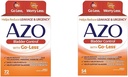 AZO Control de la vejiga con Go-Less for Urgency & Leakage Relief TEN 72 &amp; 54 cápsulas