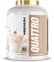 Magnum Nutraceuticals Quattro Shake Series Wheey Protein Powder, Vanilla 4.5lb