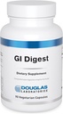 Laboratorium Douglas G.I. Digest 124; Lengkap Enzyme Formula termasuk Gluten dan Dairy Enzymes 124; 90 Kapsul