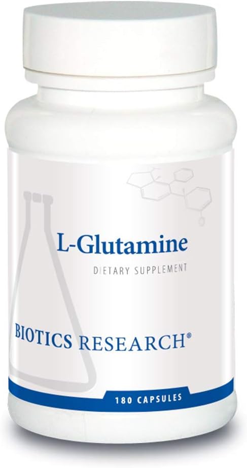 Biotics Research L Glutamine, Gastraintestinal Health, Gut Lining Dukungan, Optimal Muscle Lean, Antioksidant Activity, Free Form Acid. 180 Kapsul