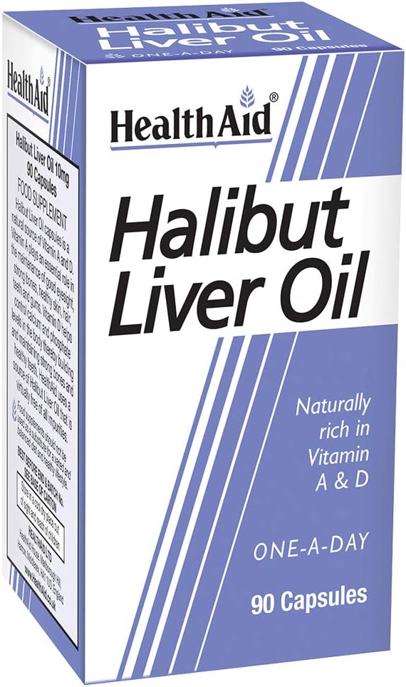 HealthAid Halibut Liver Oil - 90 kapsula