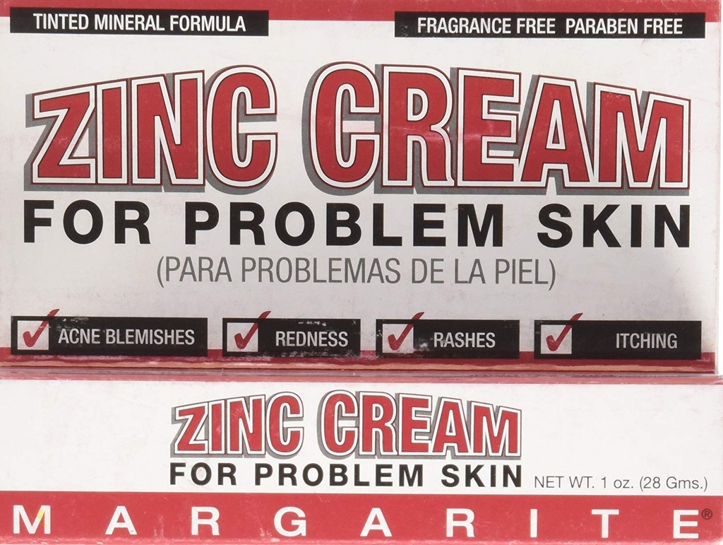 MARGARITE Kosmetika Zink Cream, 1 Oz (2 Pack)
