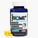 Iron Biome+ Gut Health & Metabolic Support - TriButyrin, Shilajit, Prébiotiques, & Nutriments pour le bien-être digestif, la fonction immunitaire et le sommeil - 90 Capsules - Fabriqué aux États-Unis