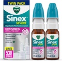 Vicks Sinex Súlyos orrspray, Moisturizing Ultra Fine Mist Aloe, Decongestant Medicine, Relief from Stuffy Orose miatt hideg vagy allergia, orrdugulás és Sinus Pressure Relief, 265 Spray x 2