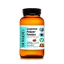 DR WAKDE's Cayenne Pepper Powder (Capsicum frutescens) - 100g (3.5oz) | Pure, Raw & Dried Powder | Ayurvedic Herb | Vegan |