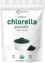 Micro Ingredientes chlorela orgânica em pó, 20 onças □ Parede de células quebradas para Absorção Completa □ Suplemento de superalimentos crus, rico em proteínas e vitaminas □ Não-GMO, Vegan, Não-Irradiado