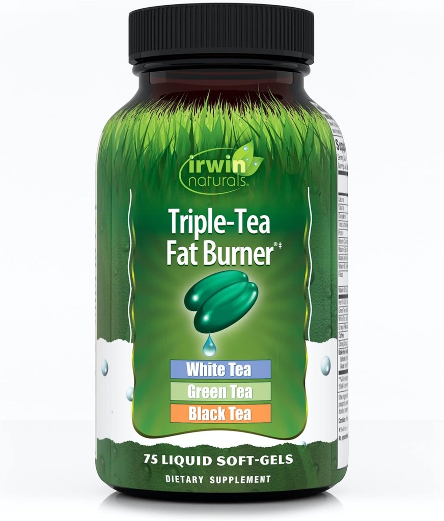 Irwin Naturals Triple Ceai Fat Burner, 75 Softgels lichid