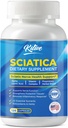 Sciatic Nerve Relief Supplement, Advanced Support Formula for Närvi Tervis, Alfa Lipoic Acid, Vitamiinikompleks, 120 kapslit, valmistatud USA-s