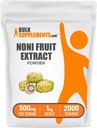 BulkSupplements.com Noni Fruit Extract Powder - Noni Fruit Supplement, Superfood Powder - Gluten Free, 500mg per Serving, 1kg (2.2 lbs) (Pack of 1)