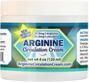 Arginiin Circulation Cream 4 oz - mentool, L Arginine & L Citrulline Lotion - toetab tervete jalgade ja keha verevoolu - kogu pere tooted