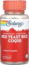 Solaray Red Yeast Rice Plus CoQ-10-60 Cápsulas vegetarianas
