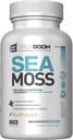 Sea Moss kapsulak Irish Sea Moss Supplement with Organic Burdock Root, Bladderwrack & Black Pepper | Boost Energy, Detox & Immune Support | Non-GMO, Vegan | Made in USA - 60 Count