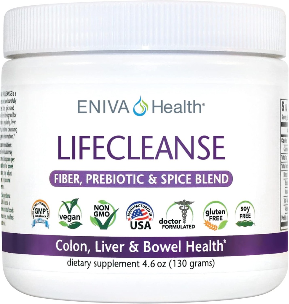 Eniva LifeCleanse zuntz naturalaren hauts konplexua (4,23 oz)