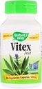 Nature's Way Vitex; 400 mg; Non-GMO Project Verified; TRU-ID Certified; 100 cápsulas vexetarianas, Pack de 2