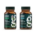 Gaia Herbs Oil of Oregano Immune & Antioxidant Support*, 60 Vegan Liquid Phyto-Caps Black Seed Oil Lung, Respiratory & Antioxidant Support*, 60 Vegan Liquid Phyto-Caps -Bundle (Pack of 2)