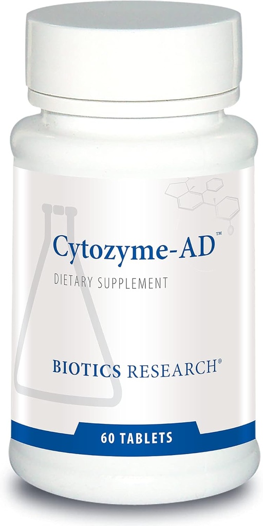 Biotics Raziskave Cytozyme AD podpira zdrave ravni energije, spodbuja Calm 60 tablete