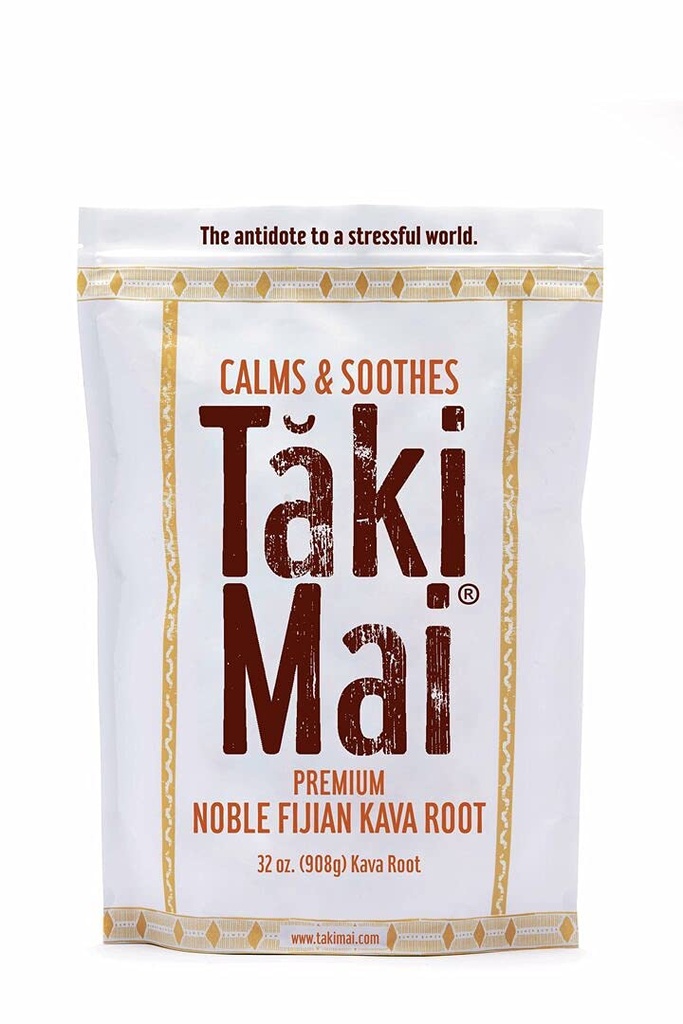 Taki Mai Noble Kava Kava Root Powder 32oz – Authentic Traditional Grind, Natural Evening Relaxation, Restful Nights and Calm Rituals, 100% Pure Noble Kava