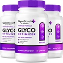 NutraRize (3 Paket) GlycoBoost - Rəsmi Glyco Boost Kan Support Formula, Sağlam və Stabil Levels üçün bütün Natural Capsules, GlycoBoost Kan Dəyir, Glyco Boost Optimizer (180 Capsules)