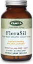 Flora FloraSil 90 Veg Capsule - Suplimentul de siliciu cu extract de coada calului pentru par sanatos, piele, si unghii* - Suporturi formare Colagen