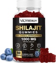 1000 MG Shilajit Ghonsies, Organic Shilajit Gilliest amb 85+ Trace Mines, Àcid de Fulvèric, Shhilajit per homes i dones, Shilajit Resin, Organiahit Himàlaia per l'Energia, el cervell, Imunity, 60 comte