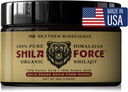 ShilaForce™ Shilajit Pure Gold-Grade Wild-Harvested Himalayan Organic Live Resin - 500mg 70% Fulvic Acid & 10% Humic Acid with 85+ Trace Minerals, 30g Made in USA, Brown