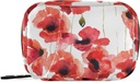 Vandfarve Poppy blomster Pill Box 7 Dag Pill sag Rejse Pill Organizer Bag med lynlås Portable ugentlige sag Kompakt størrelse for Vitamin Supplement Holder