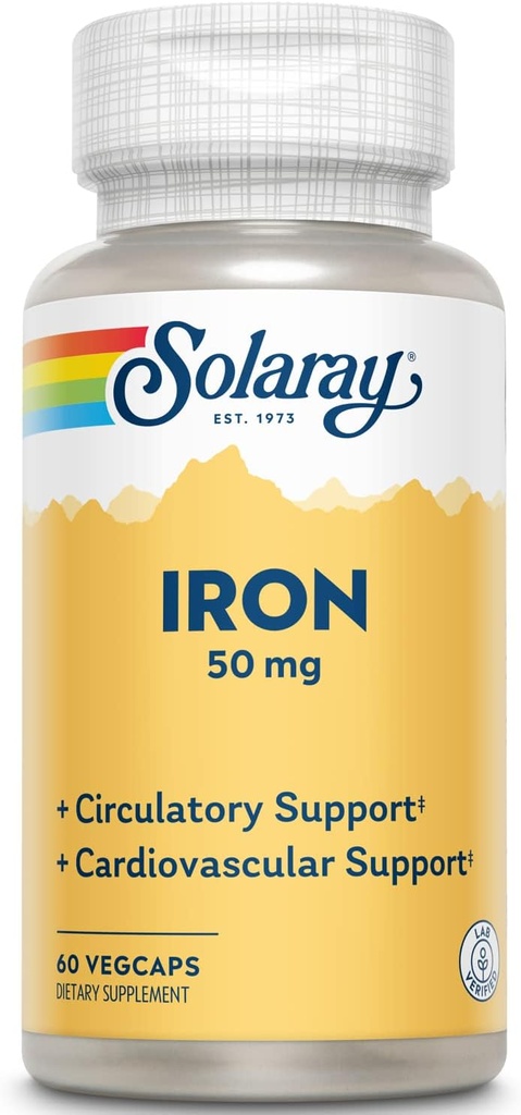 Goary Iron 50 mg saluty Circulació, funció vascular i implementació per a la salut de les Nacions Unides