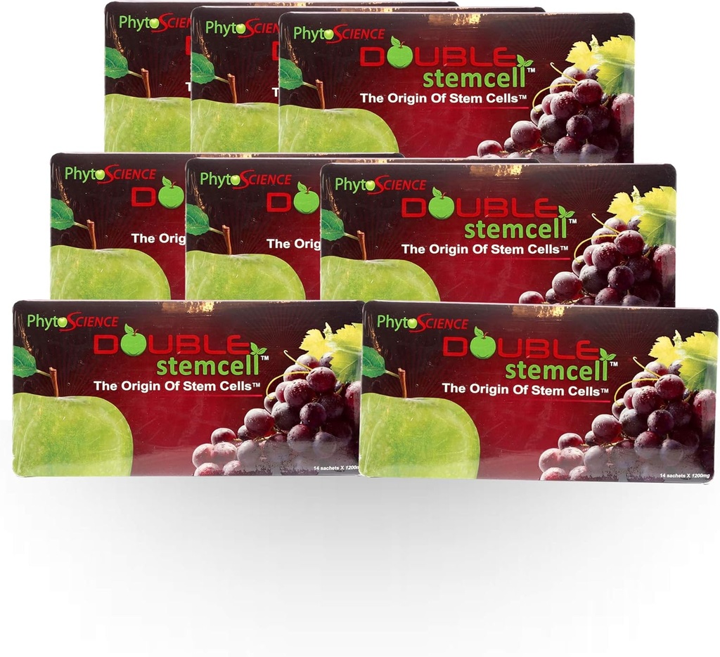 8X Phytoscience Double Stemcell - Anti Aging Formula Mula dengan Apple dan Grape stem Cell Free Express Shipping