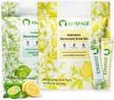 JOISPACE Electrolyte Drink Mix med Tea Polyphenols | Fast Hydration & Electrolytes Boost | Non-GMO, Vegan, Gluten-Free | Lemon Tea & Lemon Lime Tea, 32 portioner